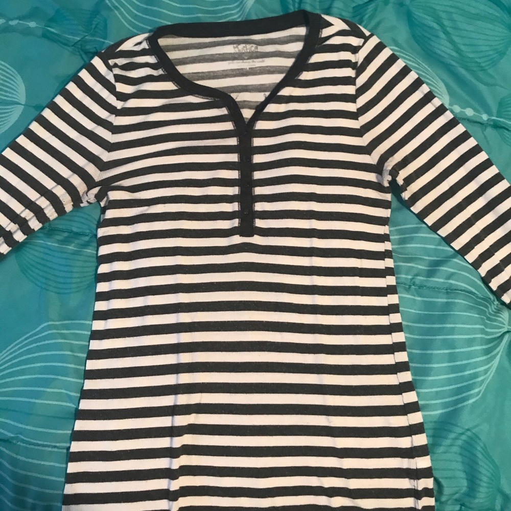Justice striped shirt